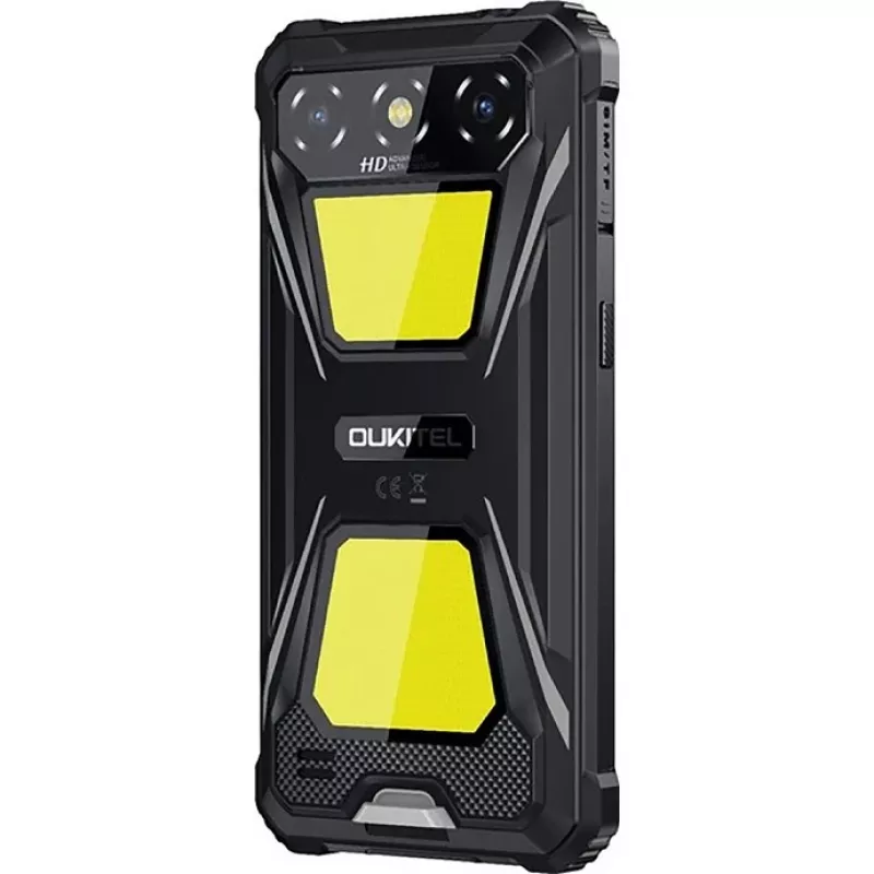 OukiTel G5 viedtālrunis ar 6 collu ekrānu, 4 GB RAM, 128 GB atmiņu, 6300 mAh akumulatoru, melns