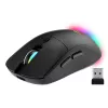 Bezvadu pele MEDIA-TECH MT1124 BT/RF Silent & Recharge — piemērota abām rokām, 3200 DPI, Bluetooth + 2,4 GHz USB, 6 pogas, uzlādējama