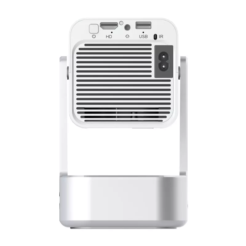 EXTRALINK SMART Projector CINEMA&KARAOKE IMS360 1920X1080P ANDROID 13 projektors filmām, spēlēm un mūzikai ar 2 mikrofoniem, balts, 300 lūmenu LCD