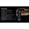 Rokas lukturītis Nitecore EDC29 nerūsējošā tērauda korpuss, 2 gaismas diodes, 15–6500 lm, IP54, uzlādējams caur USB