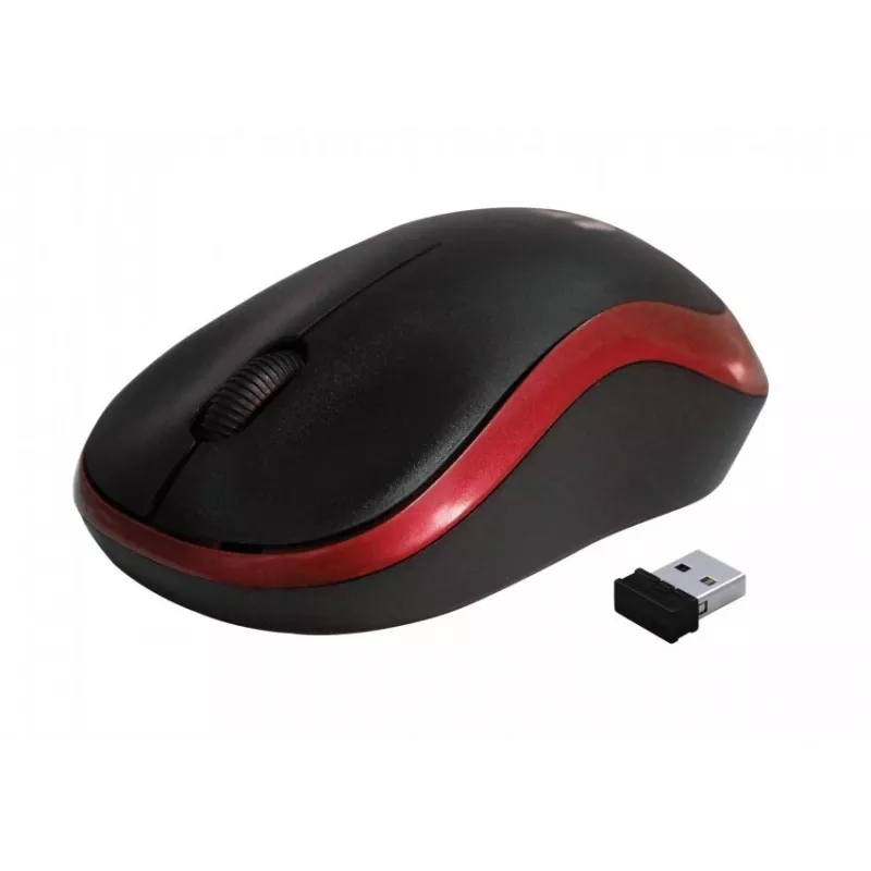 Bezvadu optiskā pele Rebeltec METEOR sarkana RBLMYS00049 USB