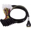 Adaptec kabelis 1x SFF8654 x8 -> SFF8639 8xU.3 intern 0.8m SlimSAS - 8SFF-8639 x1 and3 tri-mode SAS/SATA/NVMe