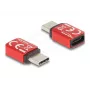 Mobilās ierīces lādētājs DeLOCK 60689 viedtālrunim sarkans 48V 2 USB Type-C