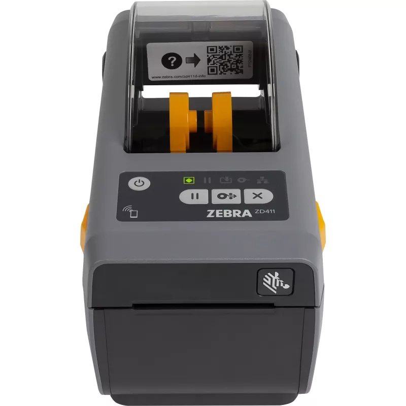 Zebra ZD411 etiķešu printeris Tiešā termiskā 203 x 203 DPI 152 mm/s Vadu un bezvadu Ethernet LAN Bluetooth