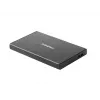 NATEC RHINO GO korpuss USB 3.0 2,5'' SATA HDD/SSD, melns alumīnijs