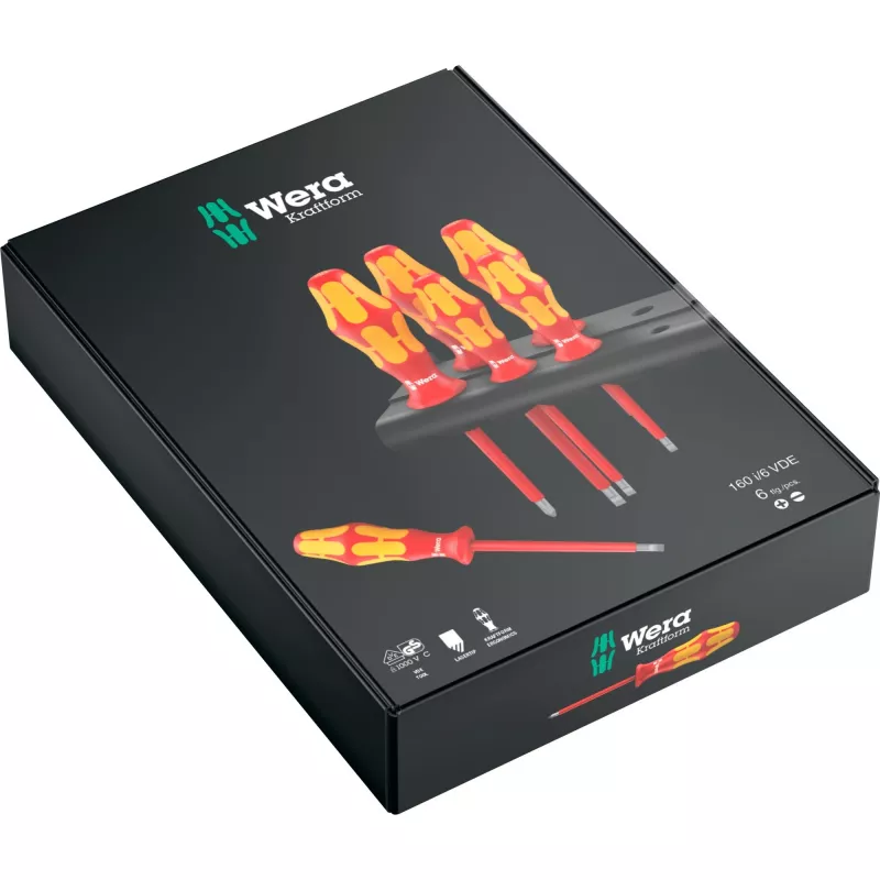 Manuālais skrūvgriežu komplekts Wera 05006145001