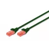 tīkla kabelis Digitus CAT 6 U/UTP RJ-45 3m zaļa