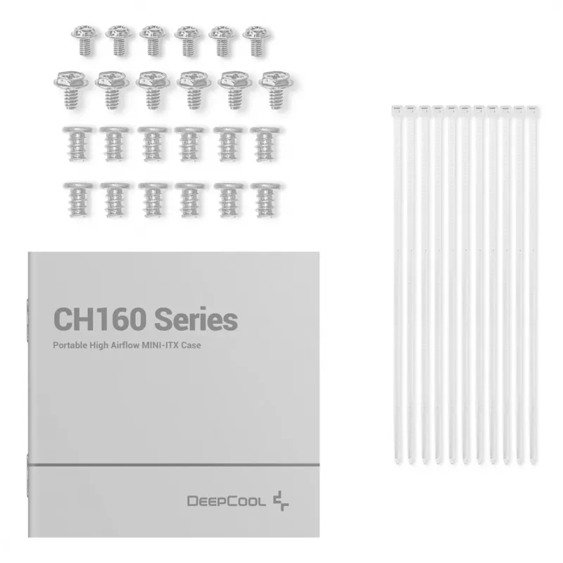 DeepCool CH160 WH Small Form Factor (SFF) balts