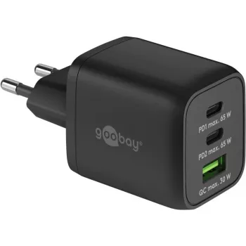 Goobay 64753 Charger for Mobile Devices Headphones - Smartphone - Tablet Melns AC Fast Charging iekštelpu (64753)