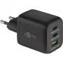 Goobay 64753 Charger for Mobile Devices Headphones - Smartphone - Tablet Melns AC Fast Charging iekštelpu (64753)