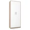 Dokumentu skapis OLIV 2D 74x35x180 cm, sonomas ozols/balts