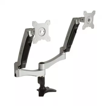 SilverStone SST-ARM22SC divu monitoru turētājs - sudraba