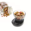 Virtuves svari Caso FinoCompact 03201 — 0,5 kg ietilpība, 1 g iedaļa, LED displejs, nerūsējošais tērauds/melns