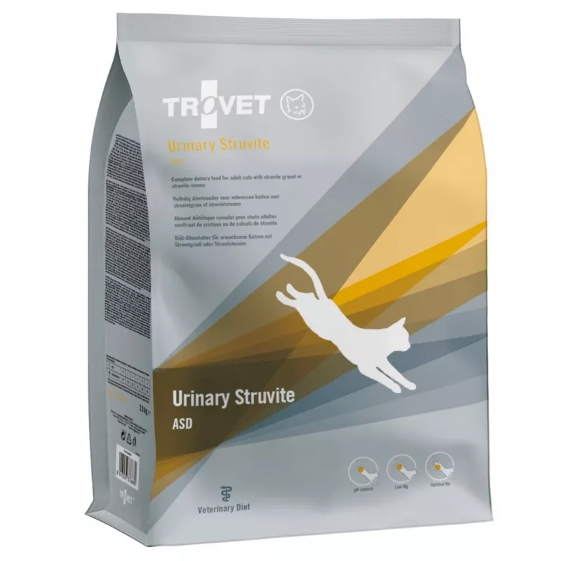 TROVET Urinary Struvite ASD - sausā kaķu barība - 2,5 kg