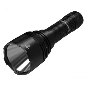 Medību lukturis Nitecore NEW P30 — 1000 lm, 5000 mAh, USB uzlādējams, IP68, alumīnijs, 155,5 mm, 158,5 g