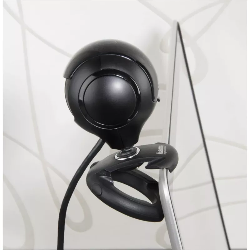 Hama 00053950 tīmekļkamera 1,3 MP 1280 x 1024 pikseļi USB 2.0 melna