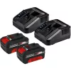 Akumulatora zāles pļāvējs GE-CM 43 Li M Kit, 36 voltu (2x18V) (sarkans/melns, 2x litija jonu akumulators 4,0 Ah)