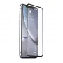 Rūdītā stikla ekrāna aizsargs Devia Van Entire View iPhone XR — Pretatspīduma, melns