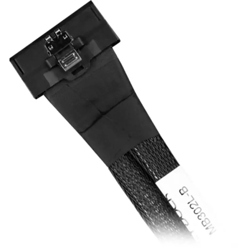 Diskdziņa pārveidotāja kronšteins icybox MCIO 8i 74-pin SFF-TA-1016 uz 2× OCuLink 42-pin 4i MB302L-B