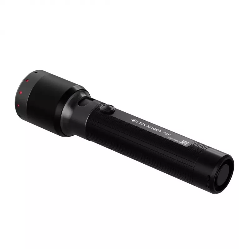 Ledlenser P6R melna rokas lukturīša LED