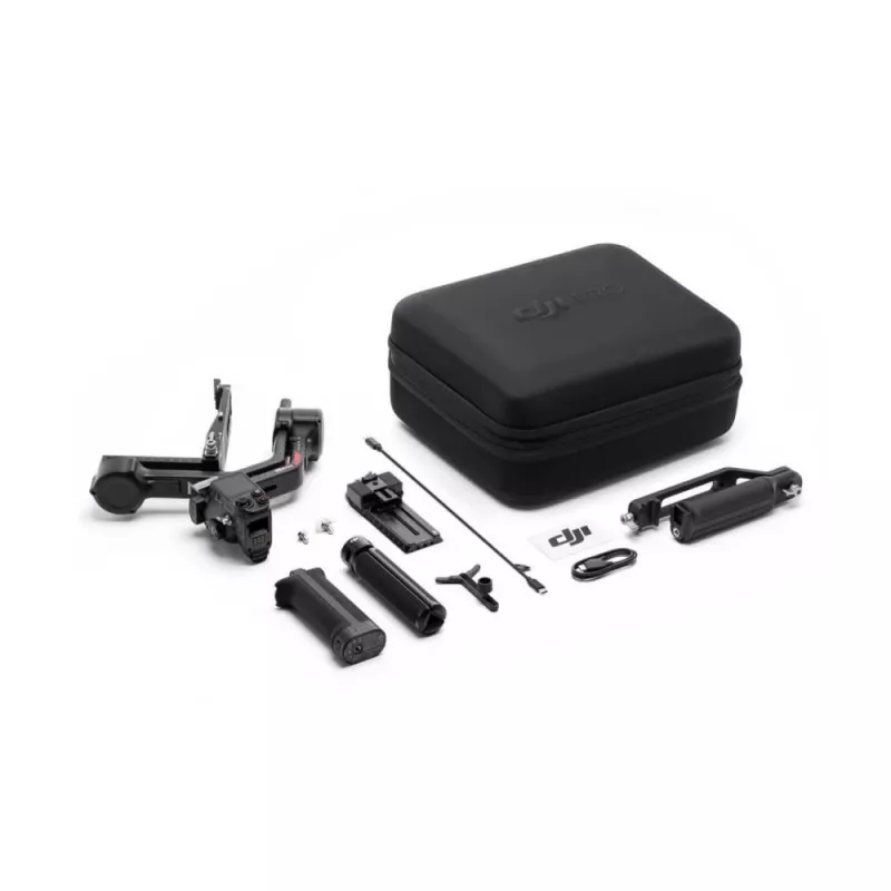 Rokas kameras stabilizators DJI RS 4 Pro Melns oglekļa šķiedra 360° pan