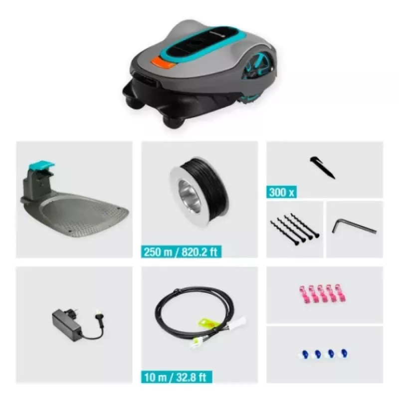 Gardena 15108-35 SILENO life 1500 m² robotizētais zāles pļāvējs
