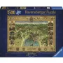 Puzle Ravensburger Hogwarts Map 1500 gab. – Ravensburger 1500 gab.