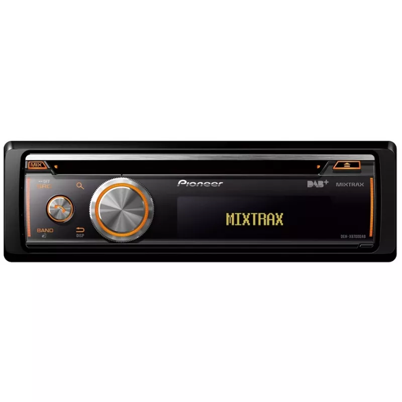 Automašīnas multivides uztvērējs Pioneer DEH-X8700DAB Melns