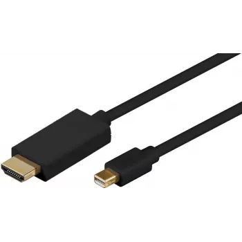 Microconnect MDPHDMI2B video kabeļa adapteris 2 m DisplayPort HDMI Type A (Standard) Melns