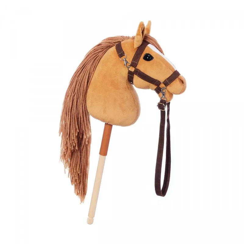 Nūja ar zirga galvu HOPPIHORSE Hobby Horse A3 Kastaņa