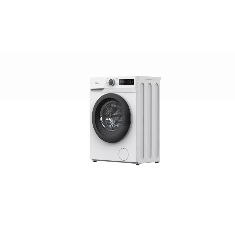 Priekšā ielādējama veļas mazgājamā mašīna Midea MF110W70B/W-HR — 7 kg, 1200 apgr./min, A, 60×40 cm, LED displejs, tvaiks, balta