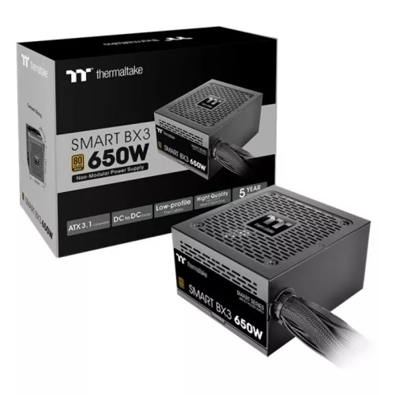Thermaltake Smart BX3 650W | 80Plus Bronze | Nemodulārs