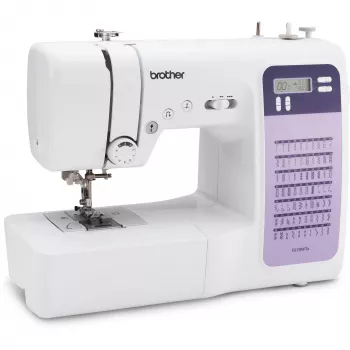 Šujmašīna Brother FS70WTx — 70 dūrienu veidi, LCD displejs, 750 dūrieni minūtē, 5 mm garums, 7 mm platums