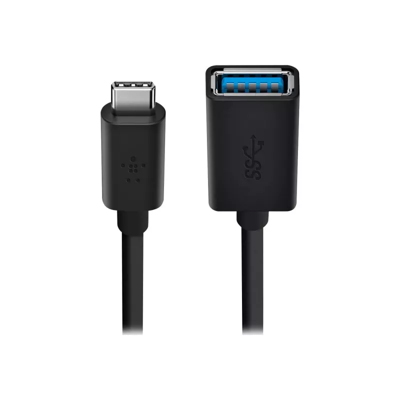 Belkin USB 3.0 Socket 5GBit/s USB-C uz USB-A 1m Pelēks (F2CU036BTBLK)
