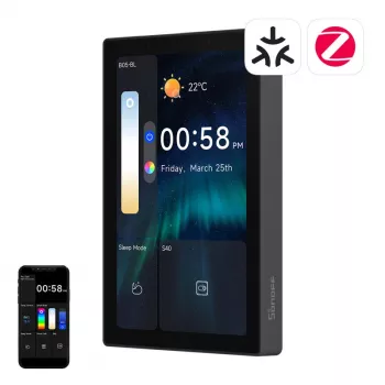 SONOFF NSPanel Pro 120 viedais vadības panelis Matter WiFi/Bluetooth/ZigBee (melns)