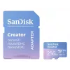 SanDisk Creator MicroSD atmiņas karte 256GB ar augstu pārraides ātrumu līdz 190 MB/s