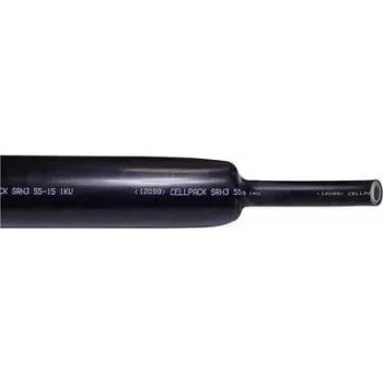 Termiski sarūkoša caurule CellPack 127418, melna, 100 cm