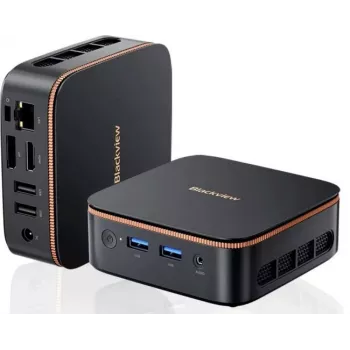 Melnsview MP20 16GB SSD 512 GB Win 11 Pro - Mini dators, melns