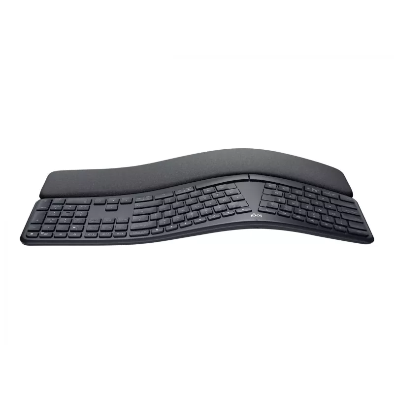 Logitech ERGO K860 - Tastatūra - Bezvadu - 2,4 GHz, Bluetooth 5.0 - QWERTY - Spāņu - Grafīts