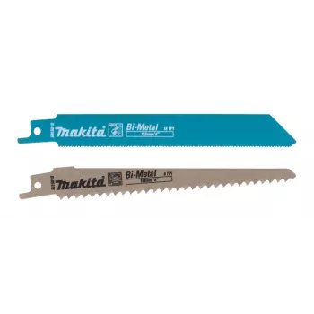 Virzuļzāģis Makita DJR187Z, 18V Li-Ion, gājiens 32 mm, gājienu skaits 2300–3000 spm, griešanas dziļums kokā 255 mm, metālā 130 mm
