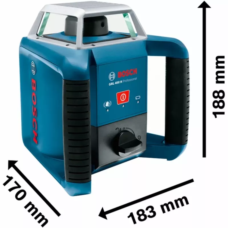 Bosch GRL 400 H Professional rotācijas līmeņrādis 400 m 635 nm (< 1 mW)