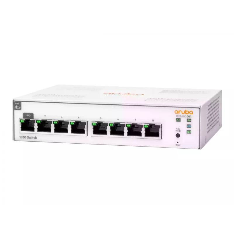 HPE Aruba Networking Aruba Instant On 1830 8G pārvaldāms L2 Gigabit Ethernet slēdzis