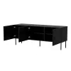 RTV 3D Skapis PALAZZO BIS 151x40x60 melns matēts