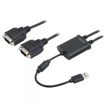 USB 2.0 uz 2x seriālo adapteri