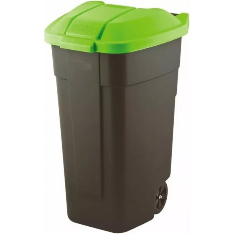 Curver 214125 atkritumu tvertne 110 L taisnstūra plastmasas melna, zaļa