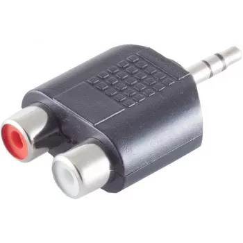3.5 mm uz 2 x RCA stereo savienotājs ShiverPeaks 57090