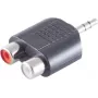 3.5 mm uz 2 x RCA stereo savienotājs ShiverPeaks 57090