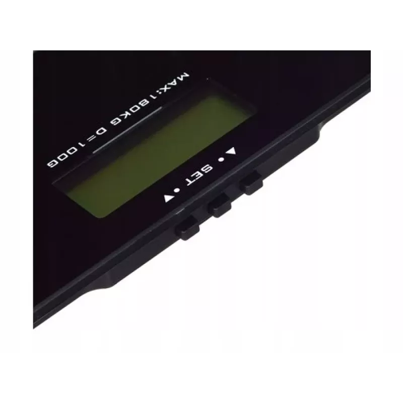 Personīgie vannas istabas svari Esperanza EBS018K - elektroniskie, 180 kg, melni
