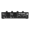 Audio interfeiss M-Audio M-Track Duo — USB 2-ieejas/2-izejas, 16 bitu/48 kHz, 1x XLR/TS combo, 1x instrumenta ieeja, fantoma 48V