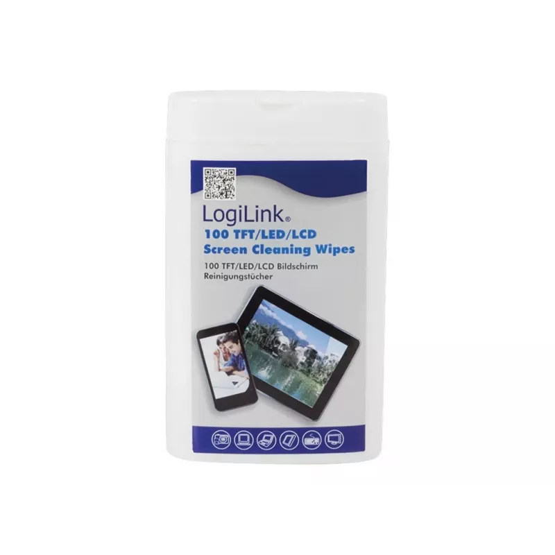 Iekārtu tīrīšanas sausās salvetes LogiLink RP0010